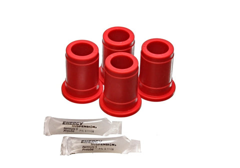 Energy Suspension 86-88 Toyota 4 Runner/PickUp Red Front Control Arm Bushing Set (Lowers ONLY) - 8.3105R