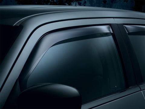 WeatherTech 00-05 Hyundai Accent Front Side Window Deflectors - Dark Smoke - 80258