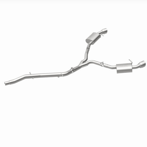 MagnaFlow 18-19 Audi A5 Dual Exit Polished Stainless CatBack Exhaust - 3in Main Piping Diameter - 19390