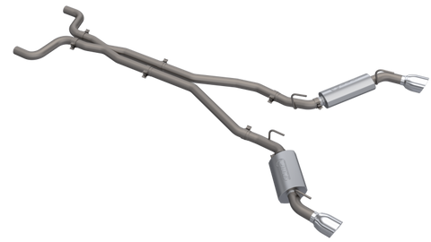QTP 14-15 Chevrolet Camaro SS 6.2L 304SS AR3 Cat-Back Exhaust w/4.5in Tips - 600115