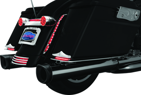 Kuryakyn Rear Fender Accents FLHX & FLTR Models Chrome - 7797