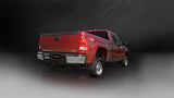 Corsa 11-13 GMC Sierra 6.0L V8 3in Cat-Back Single Side w Twin 4in Black Pro-Series Tips - 14792BLK