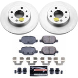 Power Stop 12-18 Fiat 500 Rear Z23 Evolution Sport Coated Brake Kit - CRK6292