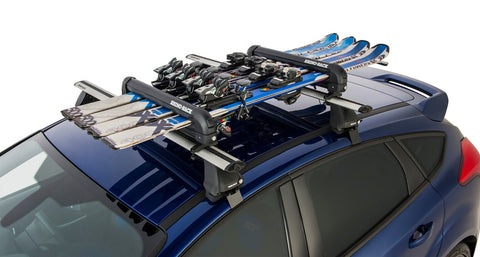 Rhino-Rack Universal Ski/Snowboard Carrier - Fits 4 Pairs of Skis or 2 Snowboards - Black - 574