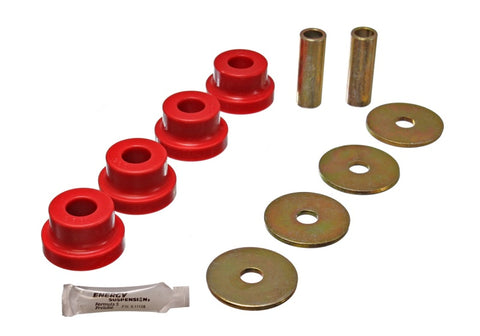 Energy Suspension 70-78 Nissan 240Z/260Z/280Z Red Differential Carrier (Mustache Bar) Bushings - 7.1102R