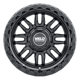 Weld Off-Road Swift 17x9in - 8x170 BP - ET-12 - 125.1mm CB - Gloss Black Wheel & Ring - W18479017450