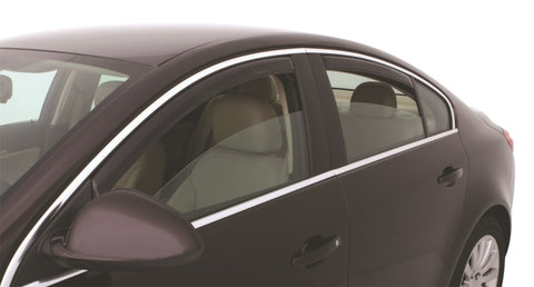 AVS 11-17 Buick Regal Ventvisor In-Channel Front & Rear Window Deflectors 4pc - Smoke - 194275
