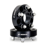 Mishimoto Wheel Spacers - 5x114.3 - 67.1 - 25 - M12 - Black - MMWS-004-250BK