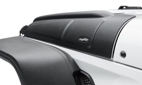 Bushwacker 07-18 Jeep Wrangler JK/JKU Trail Armor Hood Armor (3pc Set) - Tex. Black - 14129