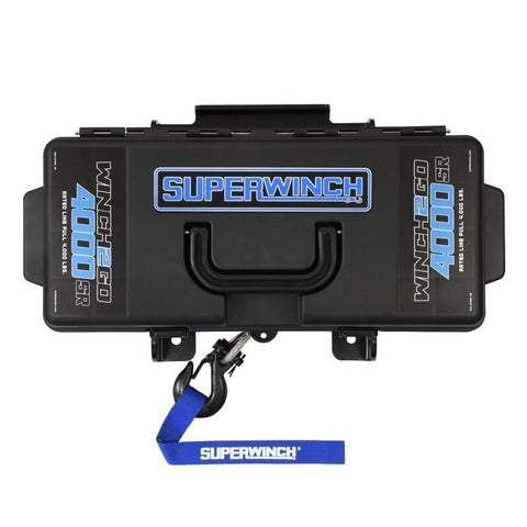 Superwinch 4000 LBS 12V DC 3/16in x 50ft Synthetic Rope Winch2Go - 1140232