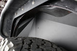 Fishbone Offroad 07-18 Jeep Wrangler JK Aluminum Rear Inner Fenders - Black Powdercoat - FB33007R