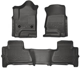 Husky Liners 2015 Chevy/GMC Suburban/Yukon XL WeatherBeater Combo Black Front&2nd Seat Floor Liners - 99211