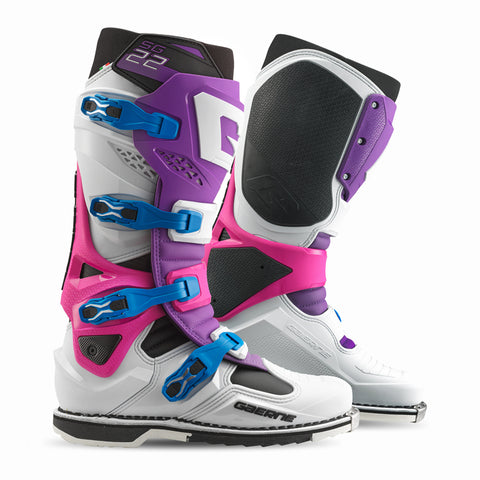 Gaerne SG22 Limited Edition Boot Purple/White/Rhodamine Size - 11 - 2262-019-11