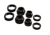Energy Suspension 95-03 Nissan Maxima Black Motor Subframe Bushing Set - front lower (Must reuse all - 7.1116G