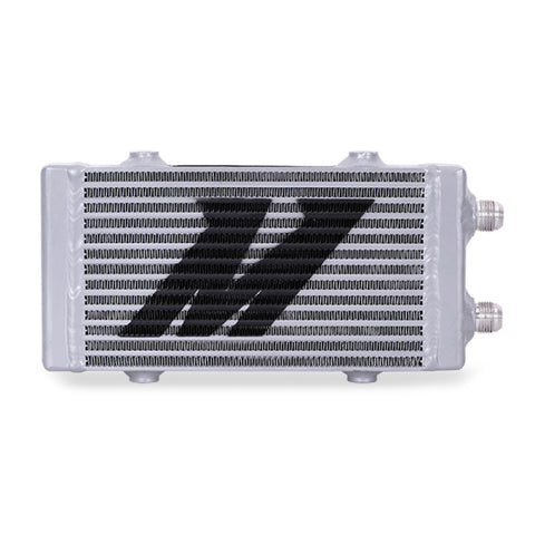 Mishimoto Universal Small Bar and Plate Dual Pass Silver Oil Cooler - MMOC-DP-SSL