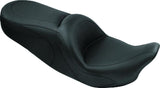 Mustang 08-21 Harley Electra Glide Std,Rd Glide Rd King, Str Glide Sport Touring 1PC Seat - Black - 76032
