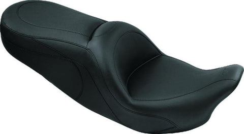 Mustang 08-21 Harley Electra Glide Std,Rd Glide Rd King, Str Glide Sport Touring 1PC Seat - Black - 76032