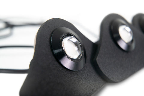 DV8 Offroad 2018+ Jeep JL Grill Amber Marker Lights - GRJL-02