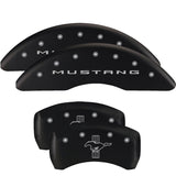 MGP Rear set 2 Caliper Covers Engraved Rear MGP Black finish silver ch - 10203RMGPBK