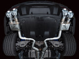 AWE 2024 Ford Mustang Dark Horse S650 RWD SwitchPath Cat-Back Exhaust w/ Quad Chrome Silver Tips - 3025-42375