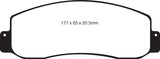 EBC 05-07 Ford F250 (inc Super Duty) 5.4 (2WD) Extra Duty Front Brake Pads - ED91777