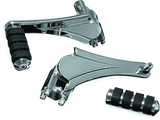 Kuryakyn Adjustable Passenger Pegs With ISO Small Pegs Chrome - 4353