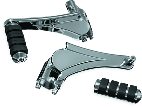 Kuryakyn Adjustable Passenger Pegs With ISO Small Pegs Chrome - 4353