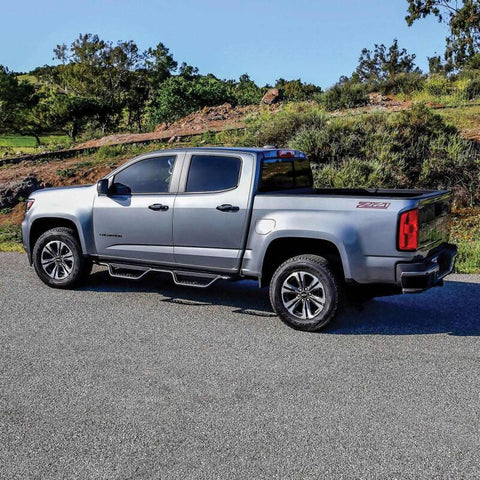 Westin 15-22 Chevrolet Colorado / GMC Canyon Crew Cab Outlaw Nerf Step Bars - Textured Black - 20-14015