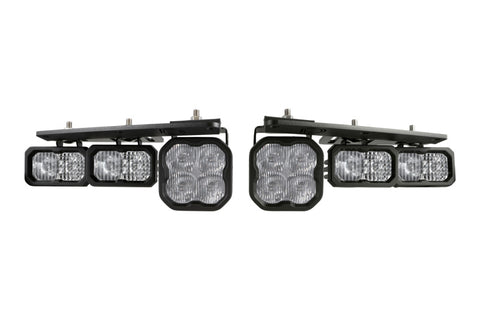 Diode Dynamics 21-Up Ford Bronco Stage Series Fog Pocket Kit - Yellow Sport - DD7179