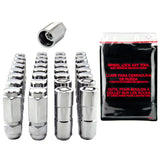 McGard 8 Lug Hex Install Kit w/Locks (Cone Seat Nut / Duplex) 9/16-18 / 7/8 Hex / 2.5in L - Chrome - 84834