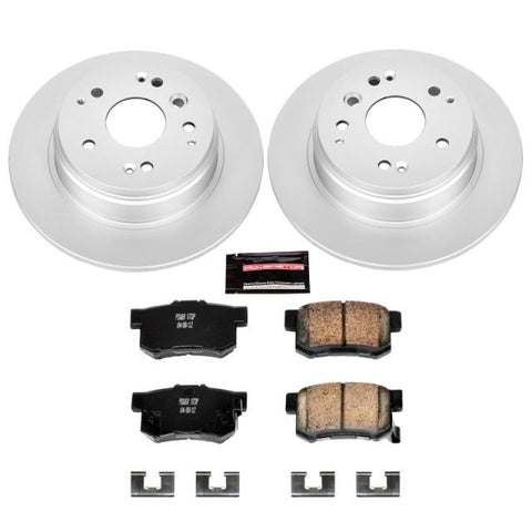 Power Stop 04-08 Acura TL Rear Z17 Evolution Geomet Coated Brake Kit - CRK5399