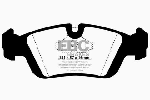 EBC 96-98 BMW Z3 1.9 Yellowstuff Front Brake Pads - DP4914R