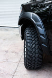 Bushwacker 19-22 Ram 1500 (Excl. Rebel/TRX) 76.3 & 67.4in Bed DRT Style Flares 4pc  - Blk / Smooth - 50934-02