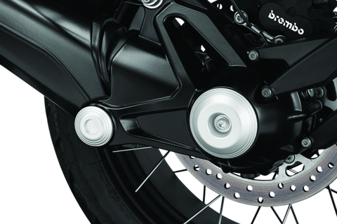 Kuryakyn Lodestar Rear Axle Sliders-BMW-Silver - 3808