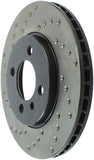 StopTech Drilled Sport Brake Rotor - 128.34018R