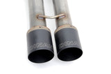 Dinan 14-24 Mini Cooper S (F55) 5-Door Free Flow Axleback Exhaust System - Black Tips - D660-0063-BLK