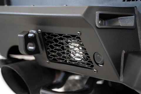 Addictive Desert Designs 2021 Dodge RAM 1500 TRX Stealth Fighter Rear Bumper - Hammer Black - R620081280103