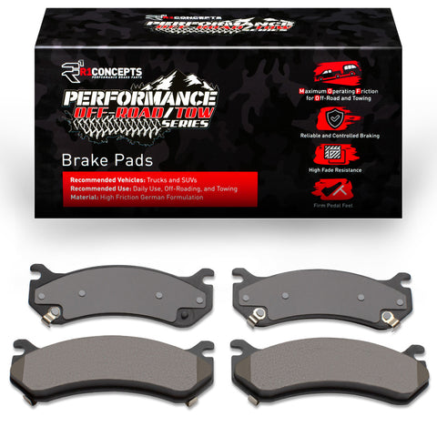 R1 99-13 Hummer H2 Rear Off-Road/Tow Brake Pads - 2400-0785-00