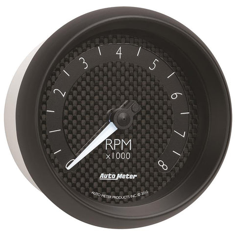 Autometer GT Series 3-3/8in In Dash 8K RPM Tachometer - 8097