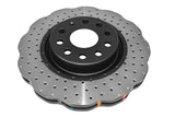 DBA 2006 Audi A3 Front 4000 Series Drilled Wavey Rotor - DBA42806WXD