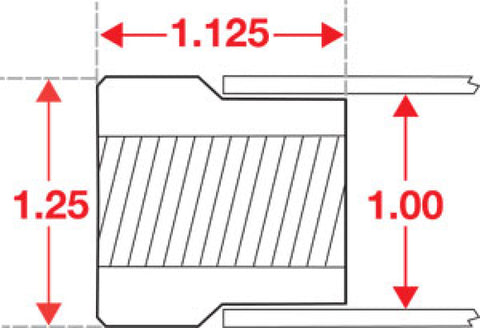 SPC Performance Weld In Bung RH Thread 3/4in x 16 - 15302