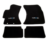 NRG Floor Mats - 2009-2011 Subaru Impreza WRX/STi (NRG Logo) - 4pc. - FMR-410NRG