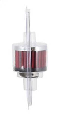 K&N 0.625 inch ID 2 inch OD 1.5 inch H Clamp On Crankcase Vent Filter - 62-1340