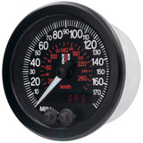 Autometer Stack Instruments 88mm 0-180 MPH 290 KM/H GPS Speedometer - Black - ST3803