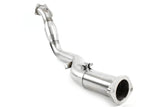 Perrin 02-14 Subaru WRX / 04-21 STI (EJ) 304SS 3in. Down Pipe w/Cat (Slip Fit Rear/Divorced WG) - PSP-EXT-210