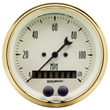 AutoMeter Golden Oldies 3-3/8in 0-120MPH (GPS) Speedometer Gauge - 1549