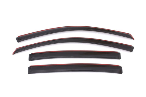 AVS 13-17 Honda Accord Ventvisor In-Channel Front & Rear Window Deflectors 4pc - Smoke - 194535