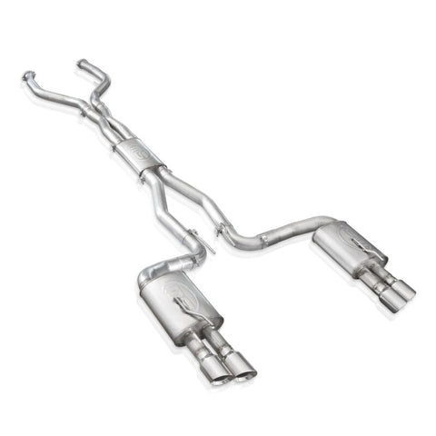 Stainless Works 2008-09 Pontiac G8 GT 3in Catback System X-Pipe Turbo Chambered Muffler 3.5in Tips - PG8CBFC