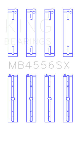 King Engine Bearings VM Motori A630/L630 Ecodiesel 3.0L Main Bearing Set - MB4556SX