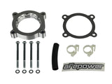 aFe 11-14 Ford Mustang/ 11-14 Ford F-150 V6 3.7L Silver Bullet Throttle Body Spacer - Silver - 46-33016